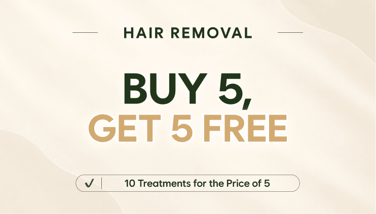 Hair Removal Buy 5, Get 5 Free