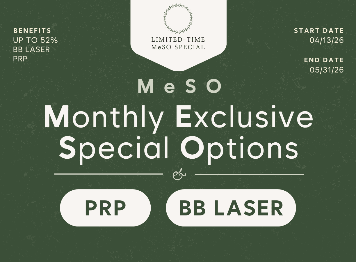 Monthly MeSO Special, changing every month. Don’t miss out—this exclusive offer is available for a limited time only!